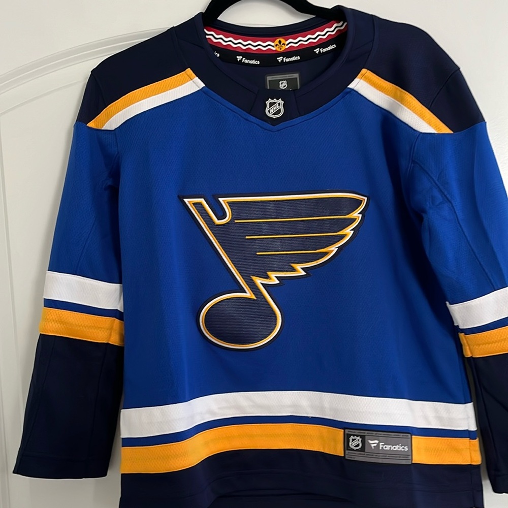 Blues Hockey Jersey- Fanatics/ YOUTH S/M